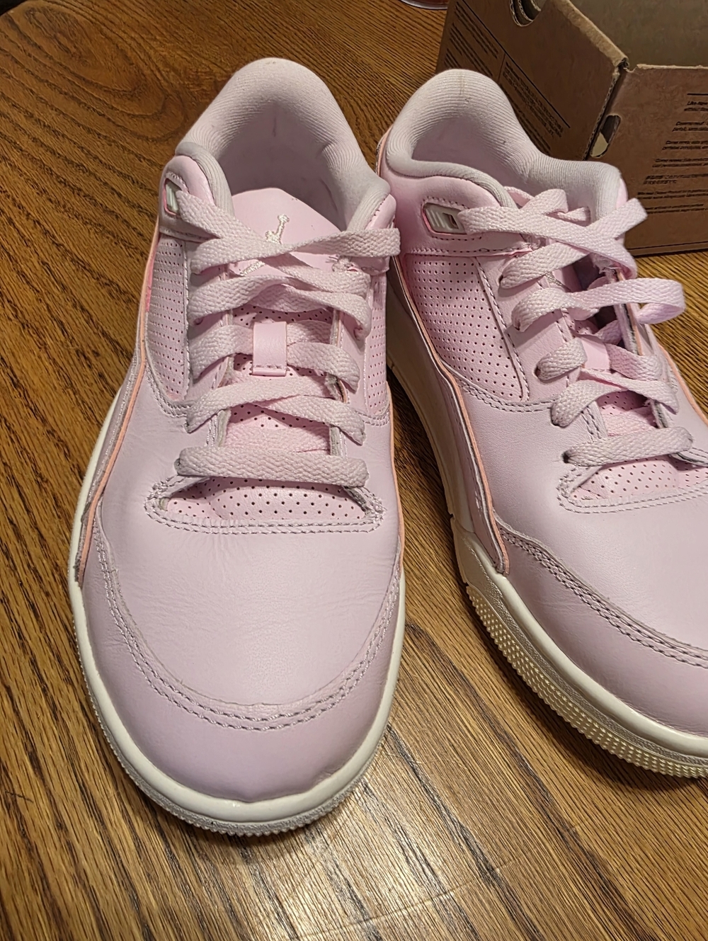 Kids Jordan Flight Club 6.5y/8w Pink Casual Sneakers Like New.
